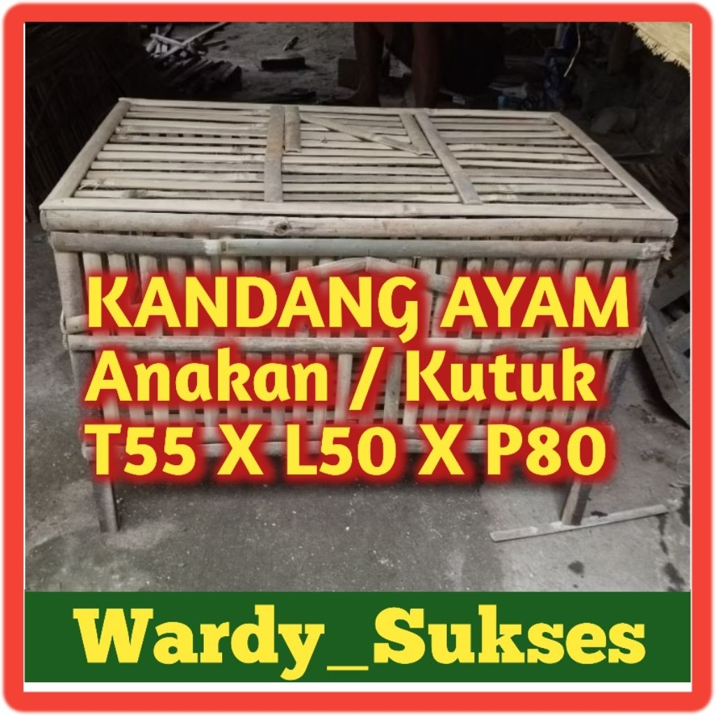 KANDANG AYAM BAMBU / KANDANG AYAM ANAKAN