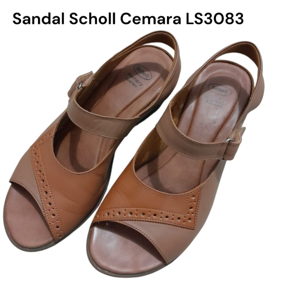 SANDAL SCHOLL C3 BROWN CEMARA LS3083 NO 38 (PRELOVED)
