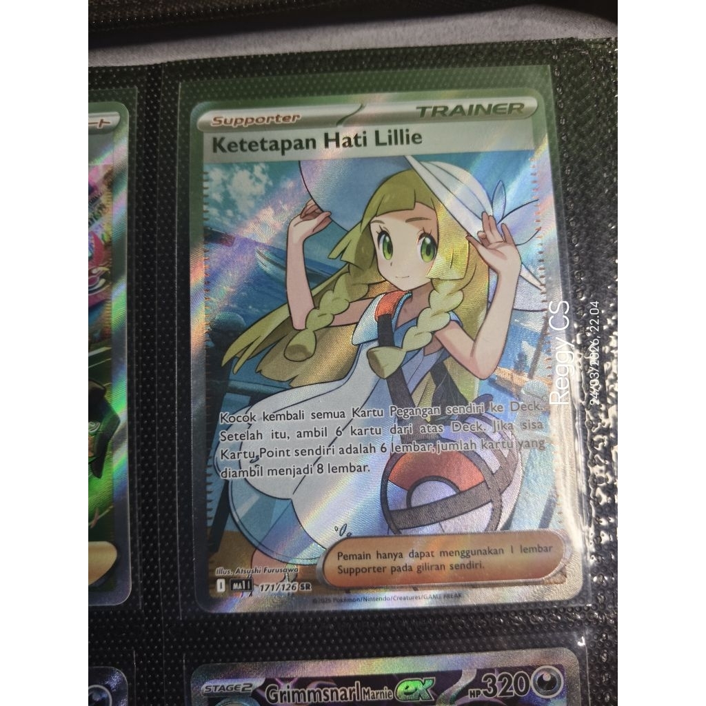 Ketetapan hati Lillie SR POKEMON SET EVOLUSI MEGA