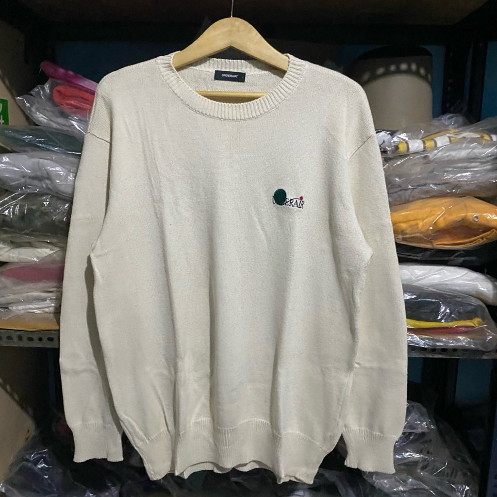 Underair Kr Knit Krem Size L 72x59