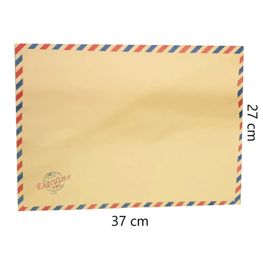 [1 Pack Isi 10 Pcs] Amplop Tali Executive 311 Airmail 27x37cm / Map Coklat Tali
