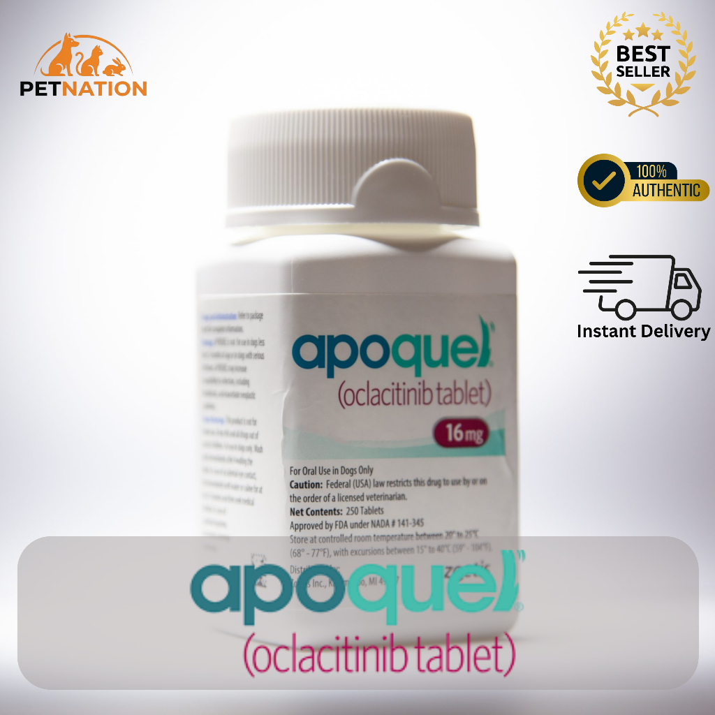 [OBAT GATAL ANJING]Apoquel 3.6 mg - 16 mg. Obat Anti Gatal dan Alergi Anjing PER TABLET