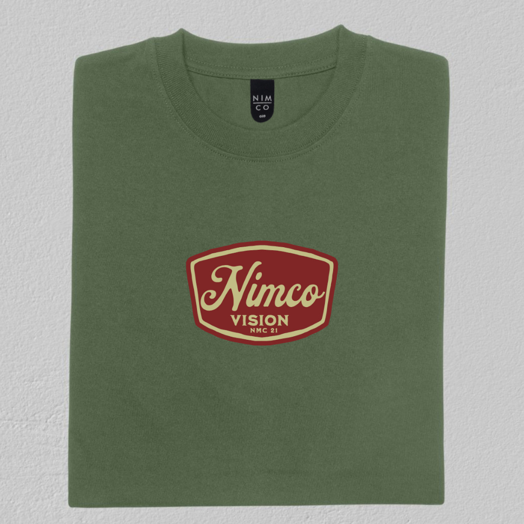 Kaos Nimco Vision 017 S21 Tshirt Mineral Blue - Kaos pria distro original 100%