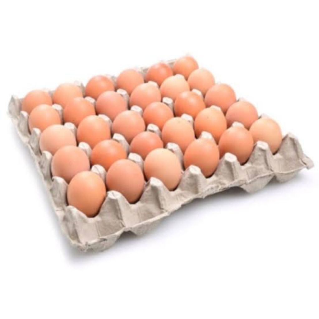 Telur per rak Lelong Makassar