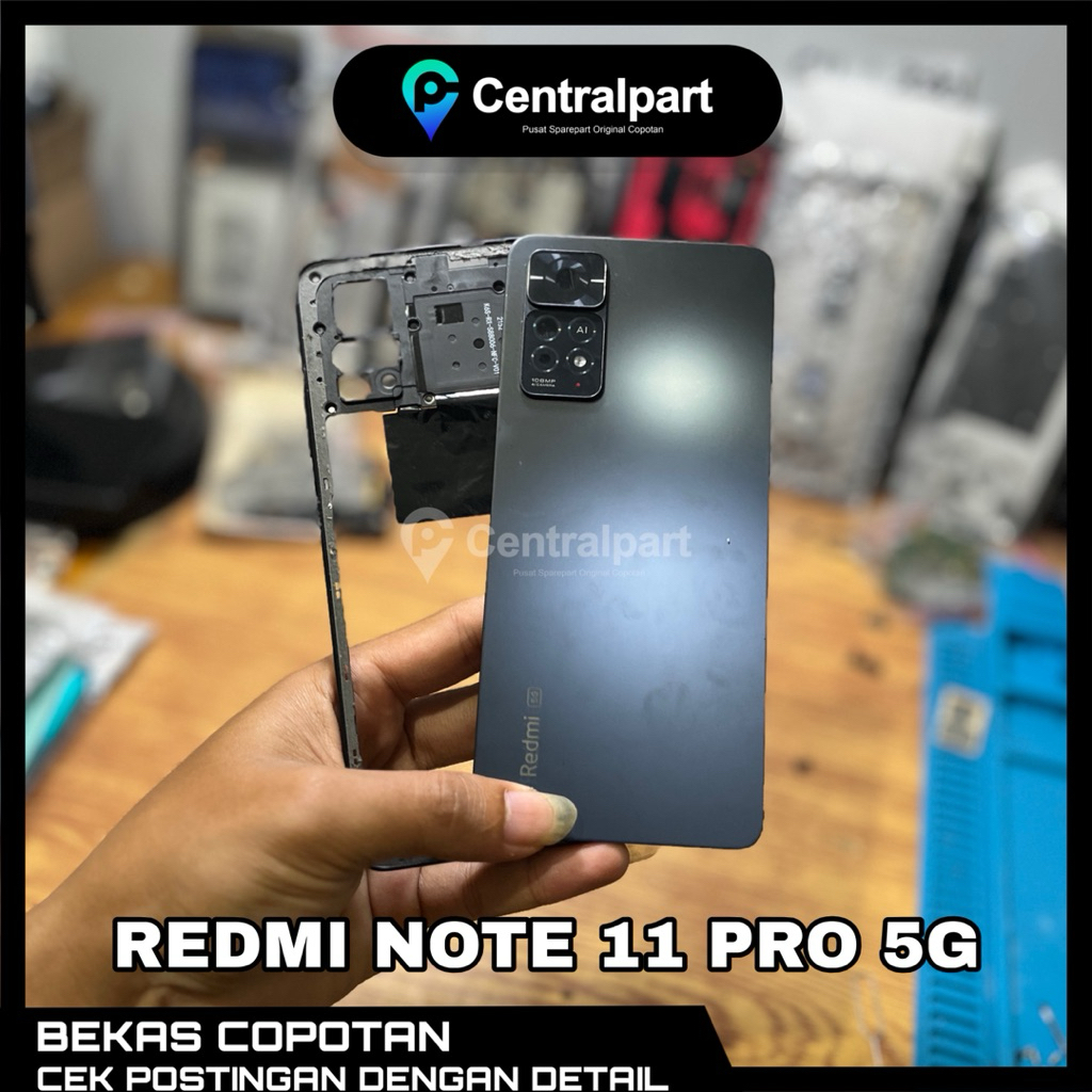 BACKDOOR BAZZEL REDMI NOTE 11 PRO 5G ORIGINAL COPOTAN