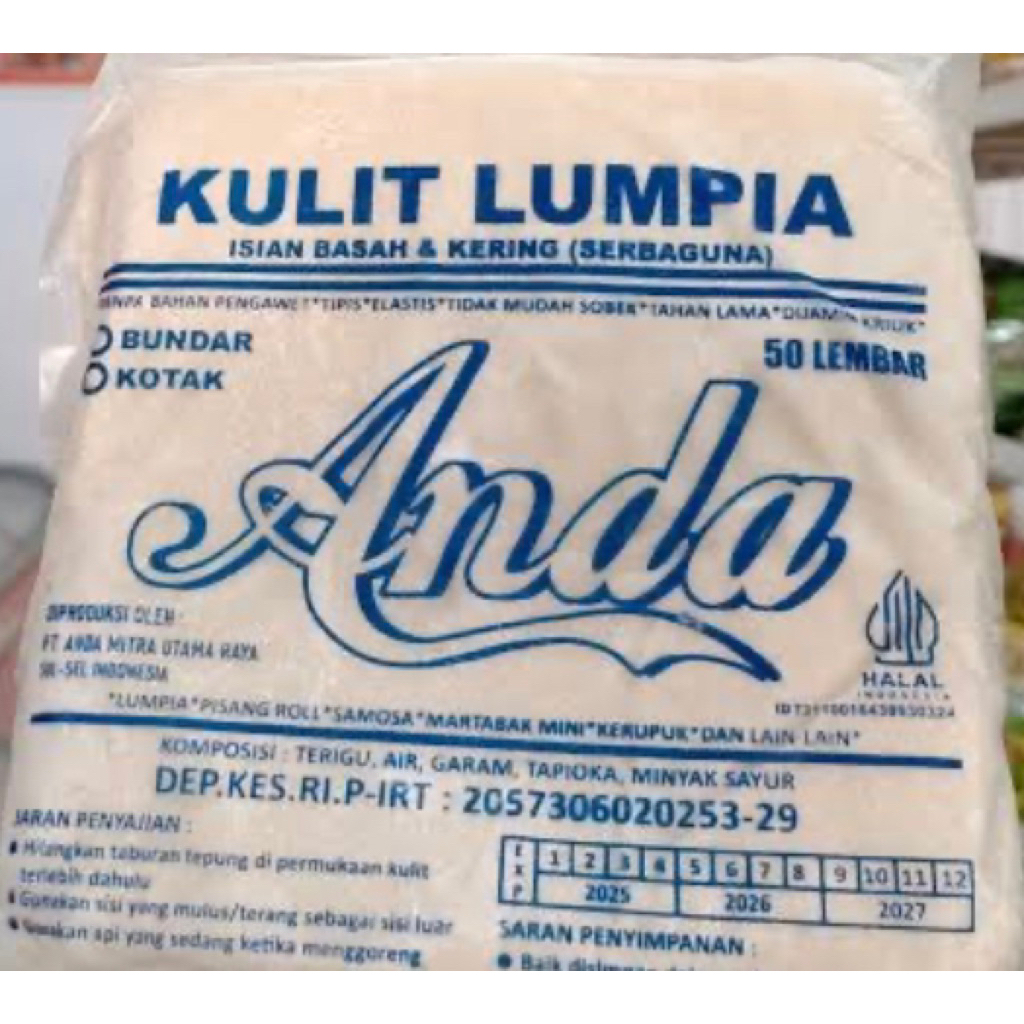 KULIT LUMPIA ANDA KOTAK