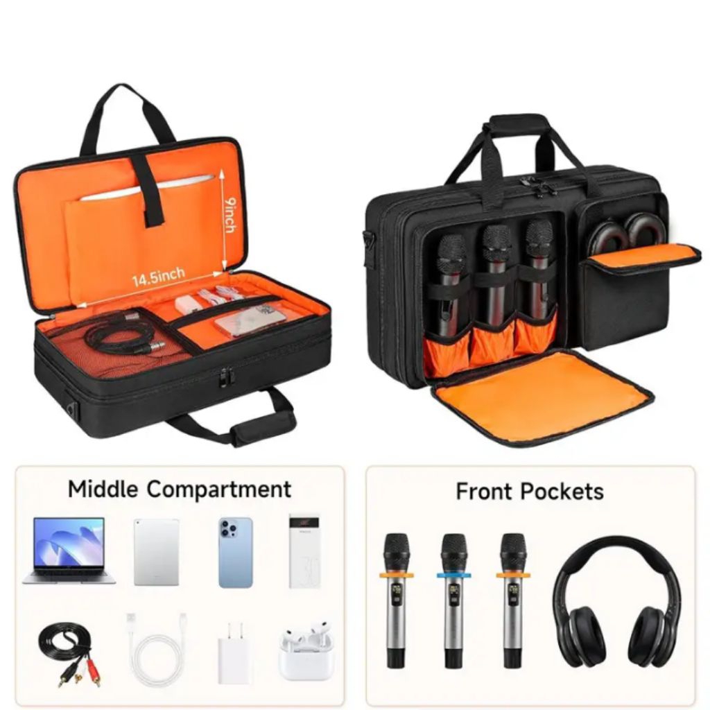 tas penyimpanan dj portabel tas jingjing perjalanan untuk Pioneer DJDDJ SB3 400 JRB dll dj tas slemp