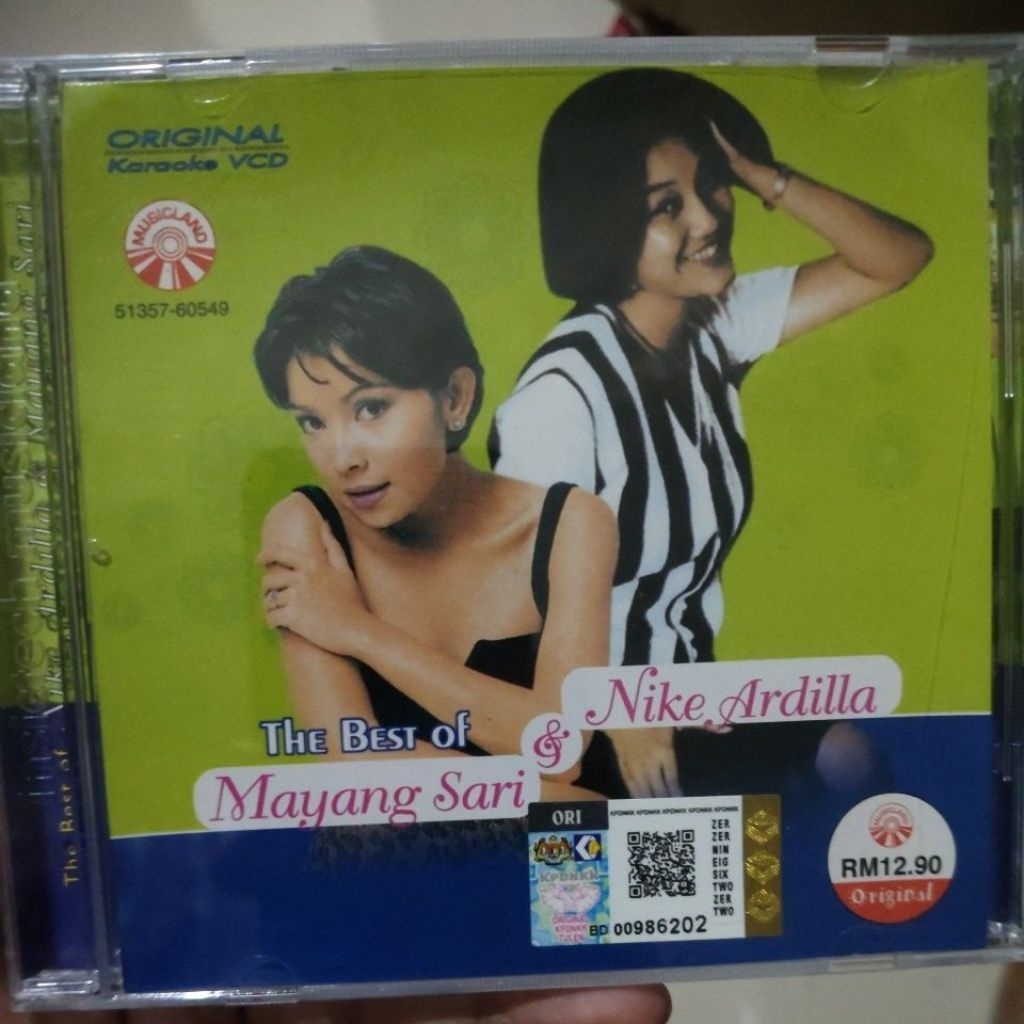 VCD import nike ardilla & mayang sari the best of