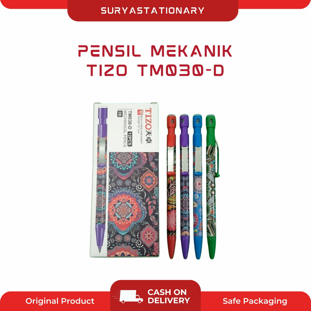 (PAK) Pensil Mekanik Tizo TM030-D / Mechanical Pencil Tizo TM030-D / Pensil Isi Tizo