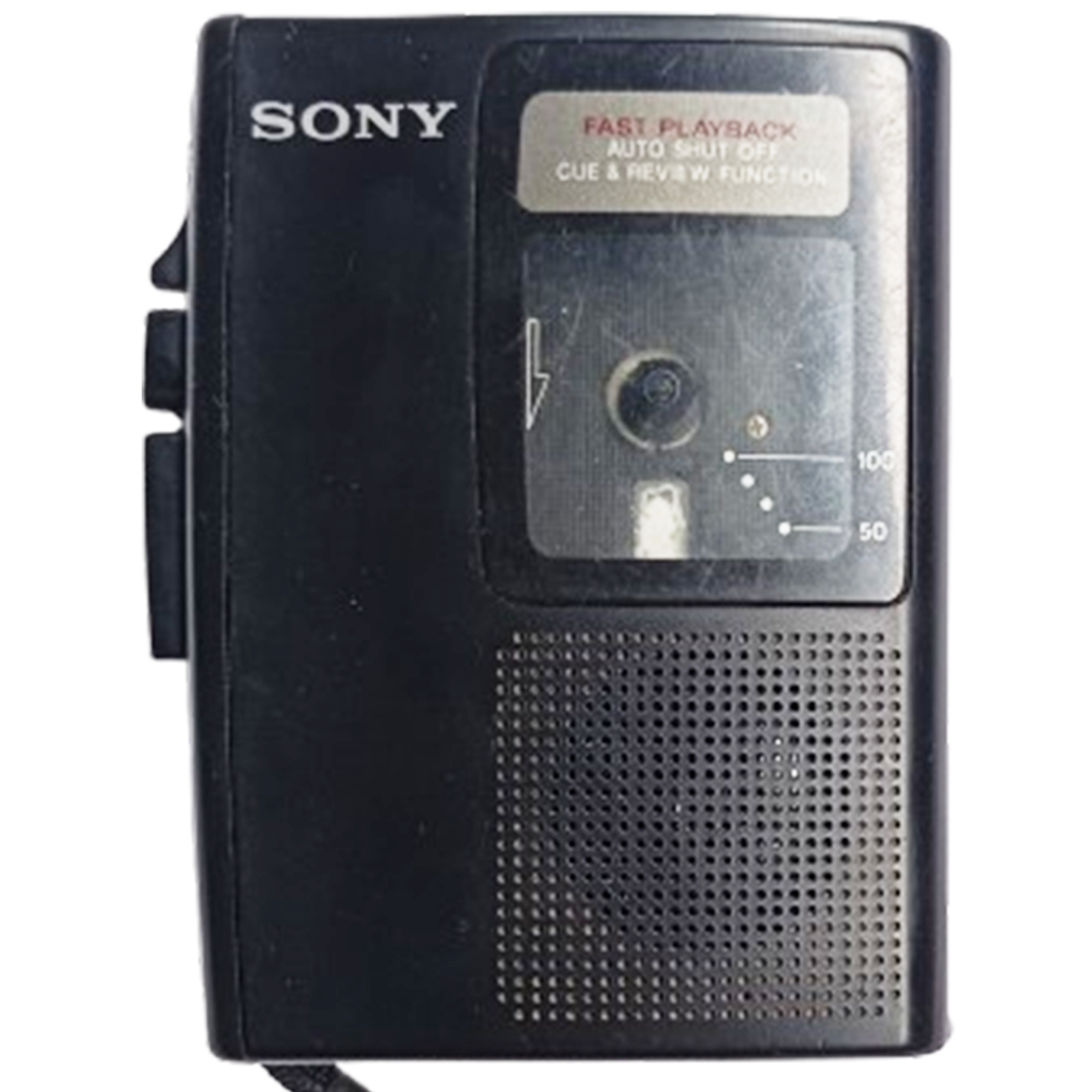 audio - WALKMAN SONY TCM-S63 MONO CASSETTE RECORDER PLAYER - pemutar kaset pita dan rekam