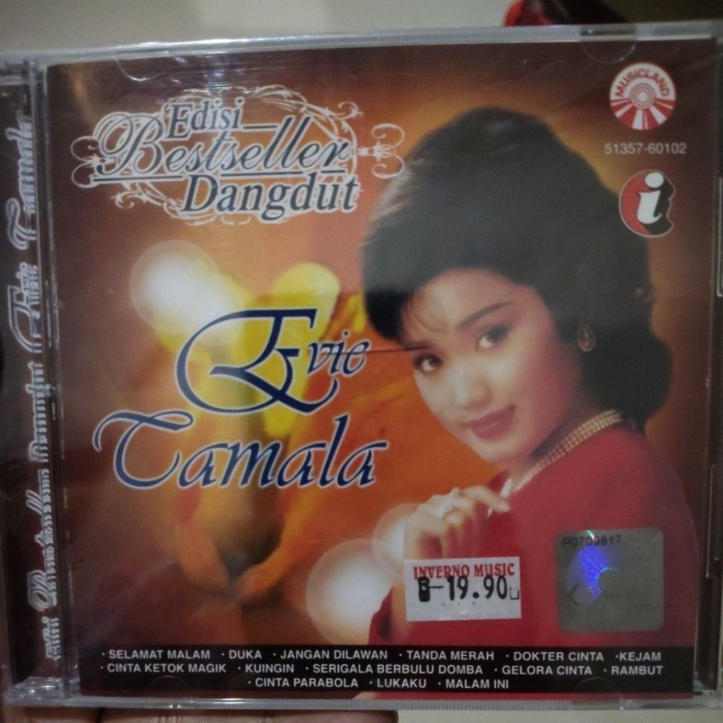 cd import evie tamala edisi best seller dangdut