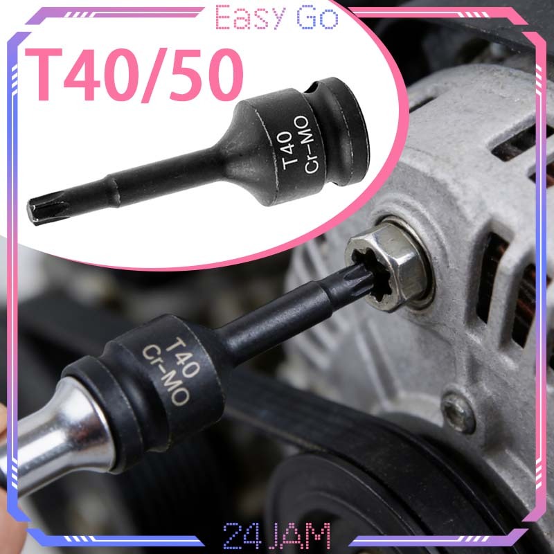T40/T50 Mata Shock Bintang T40 1/2inch Mata Sok Bintang Mata Kunci Shock Bintang Kunci Mata Shock Im