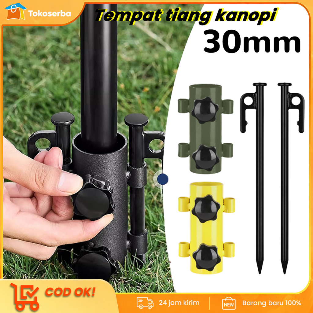 Pasak Tenda  Pasak Tenda Camping  Pasak  Pemegang Batang Tenda Stand Holder Tiang Tenda Tiang Kanopi