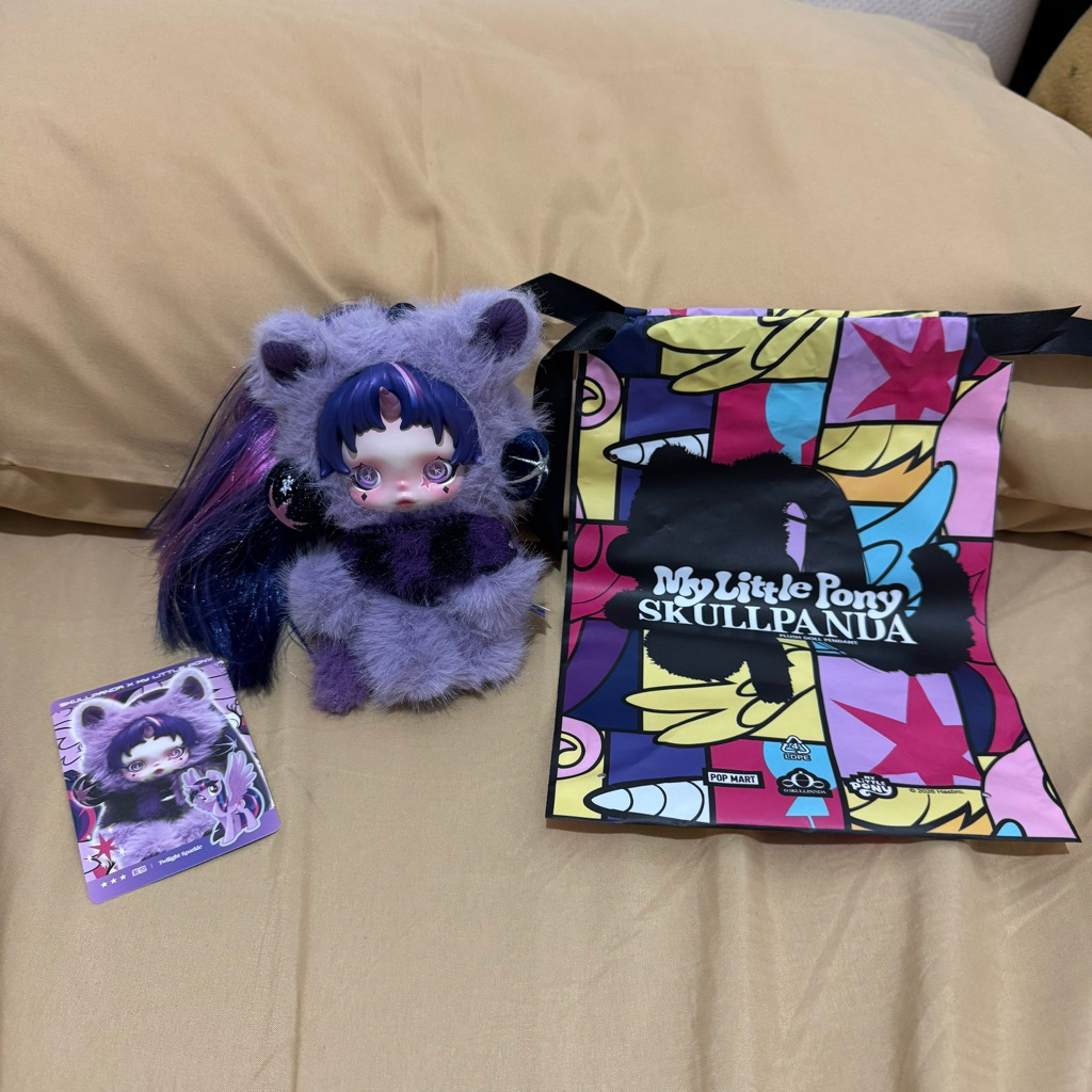 Ready Stock Skullpanda My Little Pony Plush Twilight Sparkle Ungu (NO BOX)
