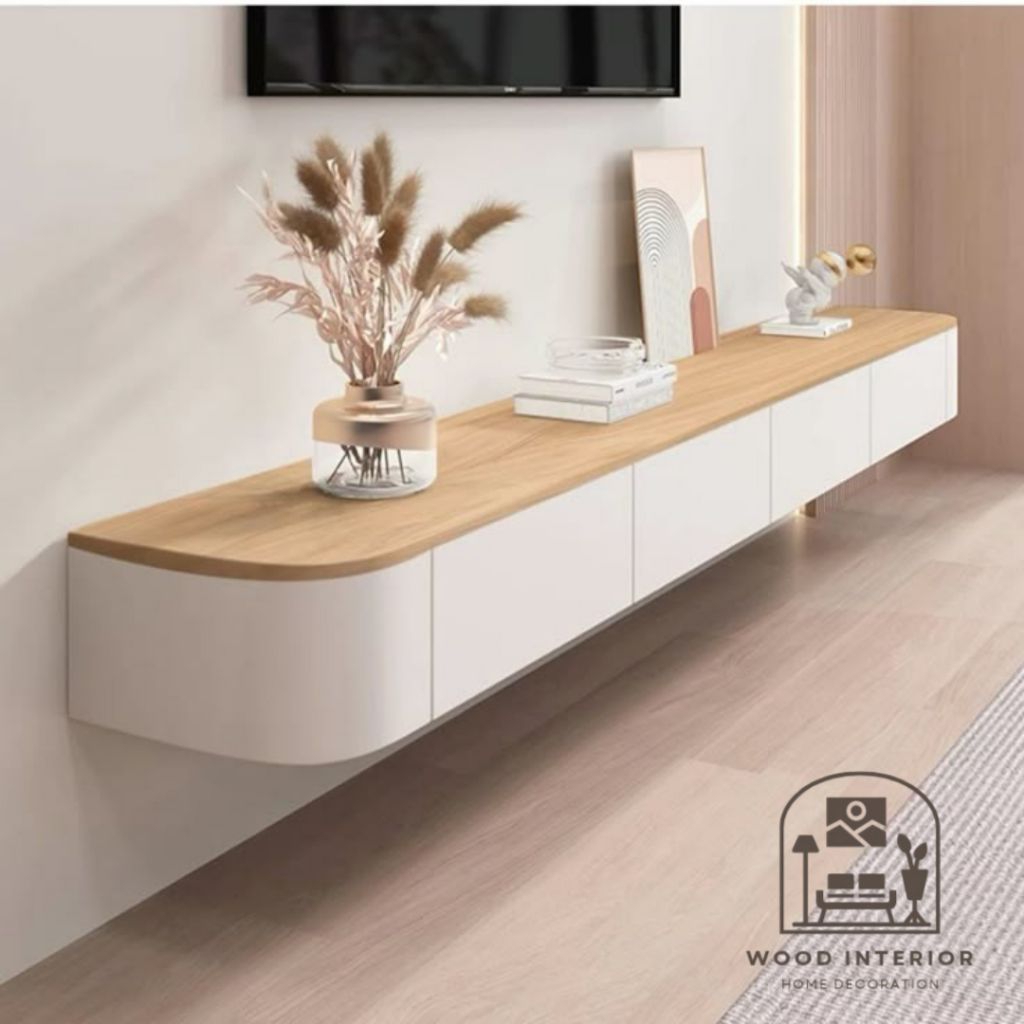 Meja tv gantung 4 Laci Minimalis modern