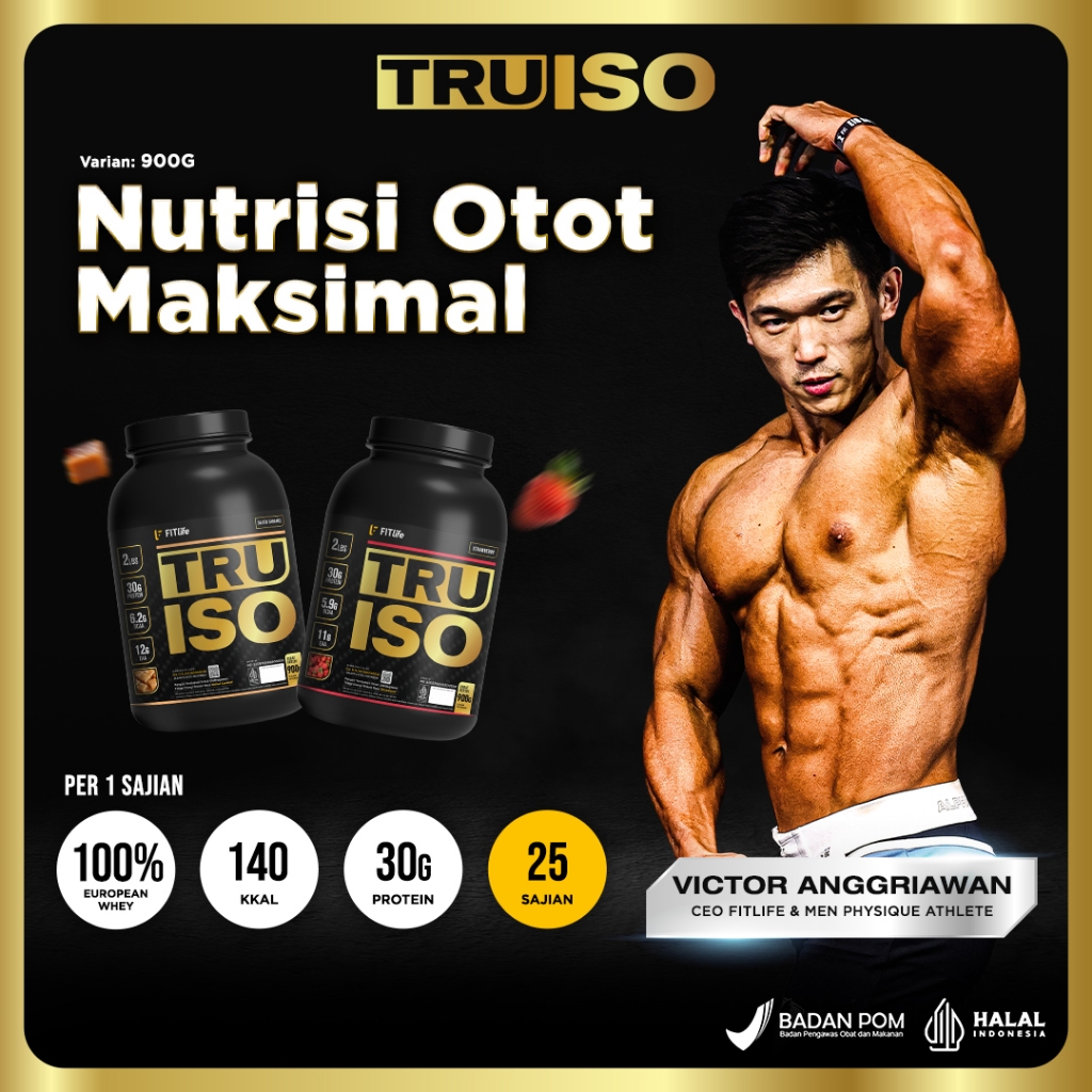 FITlife Truiso Whey Protein Isolate 2lbs/900gr (WPro Iso Upgraded)