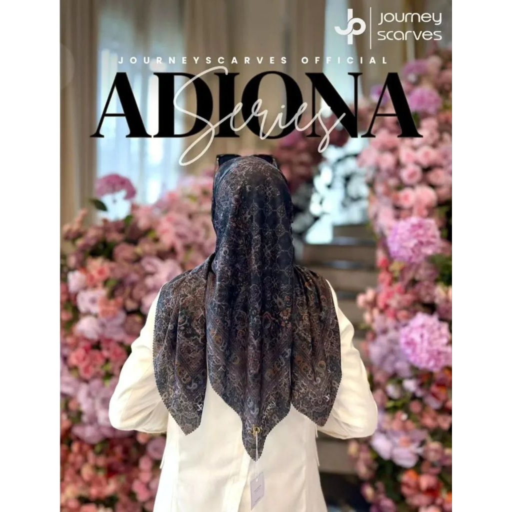 Hijab journey / Hijab segi empat / Hijab terbaru / original / Journey / Hijab / Motif  Journey scarv