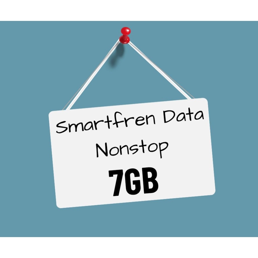 Voucher Paket Data Smartfren Nonstop 7GB / Kuota internet smartfren