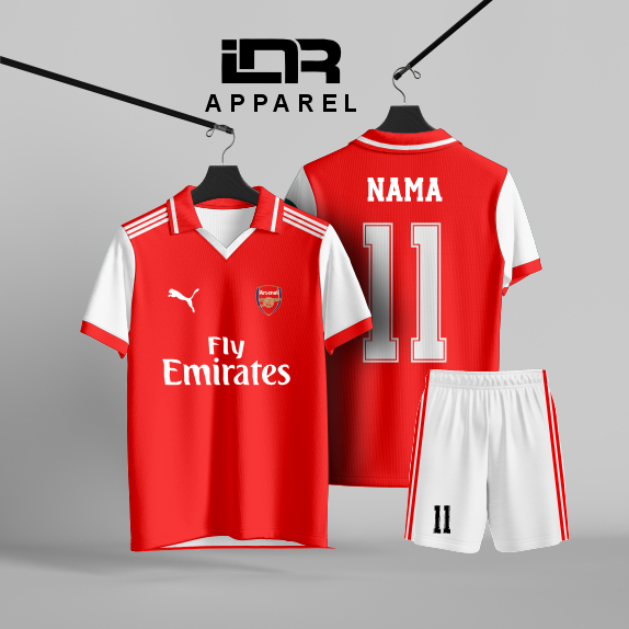 JERSEY RETRO ARSENAL SEPAKBOLA