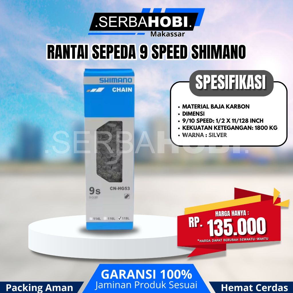 Rantai Shimano 9 Speed