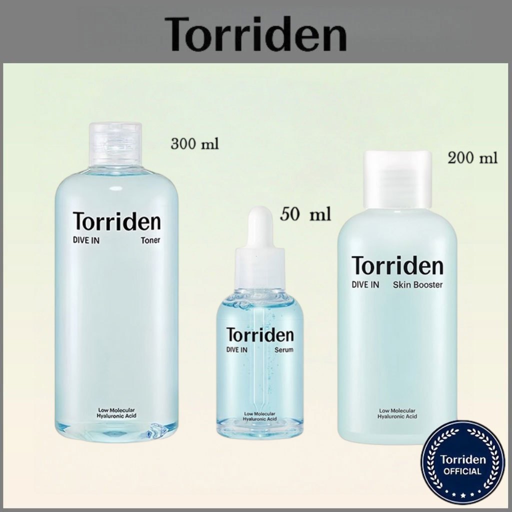 Torriden DIVE IN Toner Low Molecular Hyaluronic Acid TORRIDEN Dive In Serum for Moisture Glow DIVE I