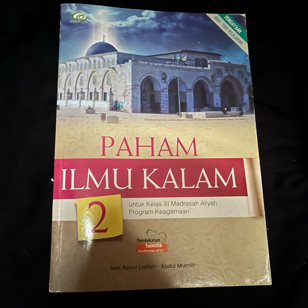 Buku Ilmu Kalam Kelas XI Madrasah Aliyah