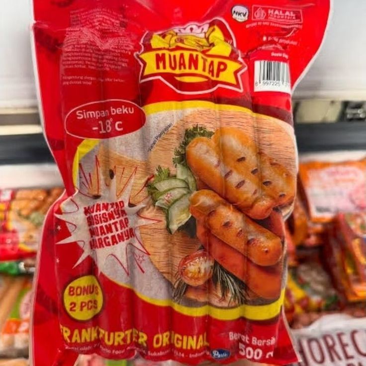 Muantap sosis bakar / Muantap Frankfurter mini 500 gr