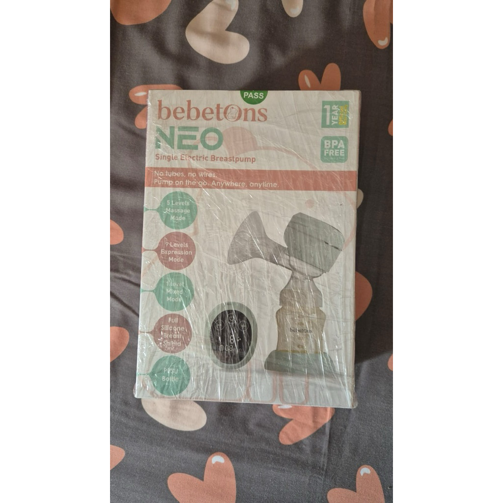 PRELOVED BEBETONS NEO SINGLE ELECTRIC BREASTPUMP