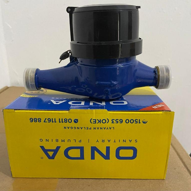 Water meter ONDA / Water Meter onda original SNI size 1/2 inch (15mm)