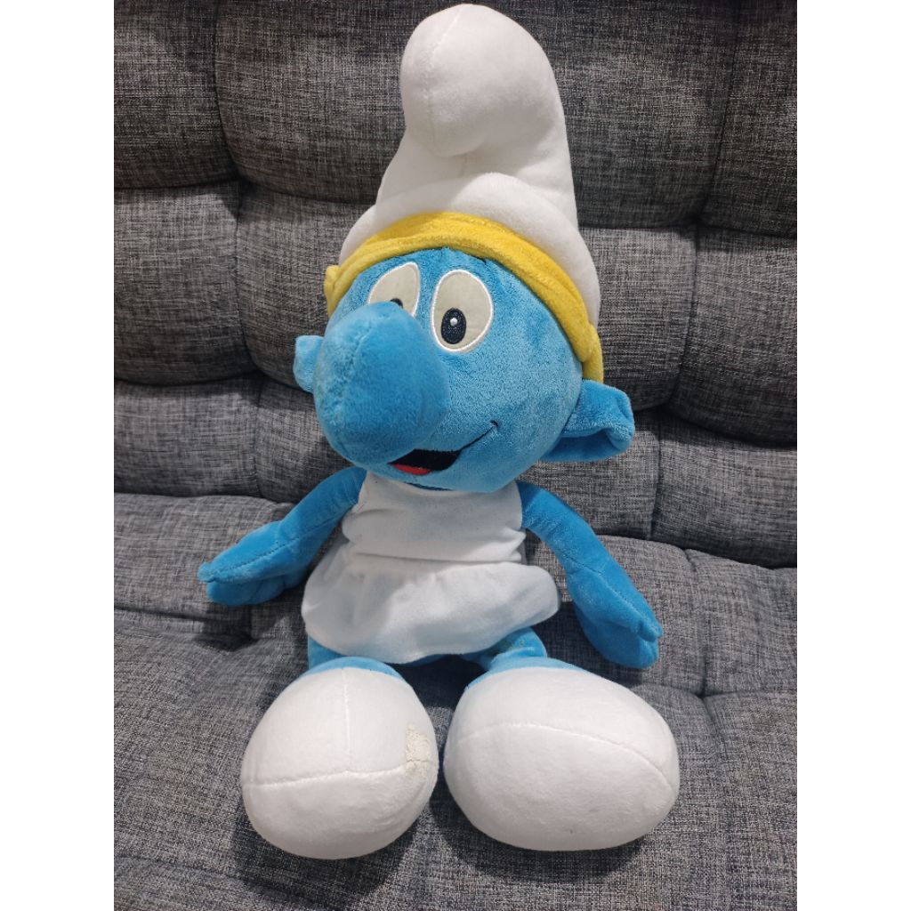 Boneka preloved original the smurfs 45 cm