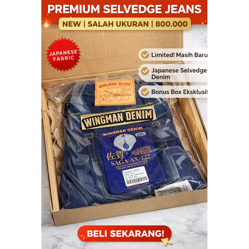 WINGMAN DENIM Jeans Premium Selvedge