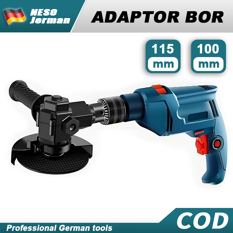 Neso Alat Jerman  Adaptor Angel Grinder Portabel Konverter Gerinda Sudut Bor Listrik Multifungsi Ke 