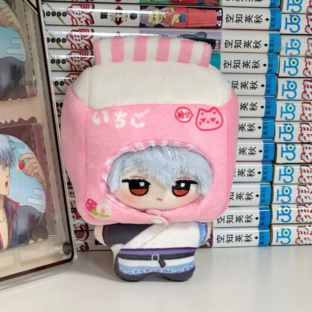 cape doll 10cm cape kotak susu gintama gintoki (tidak termasuk dollnya)