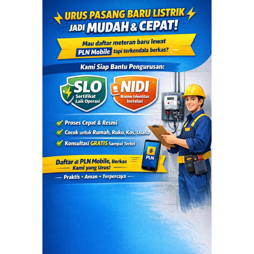 JASA PENERBITAN SLO DAN NIDI PLN