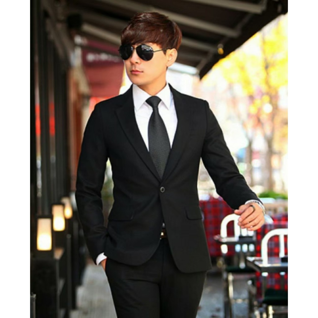 Jas Blazer Slim Fit Pria / Blazer Formal Non Formal Pria / Blazer Kotak Kotak Pria Tartan