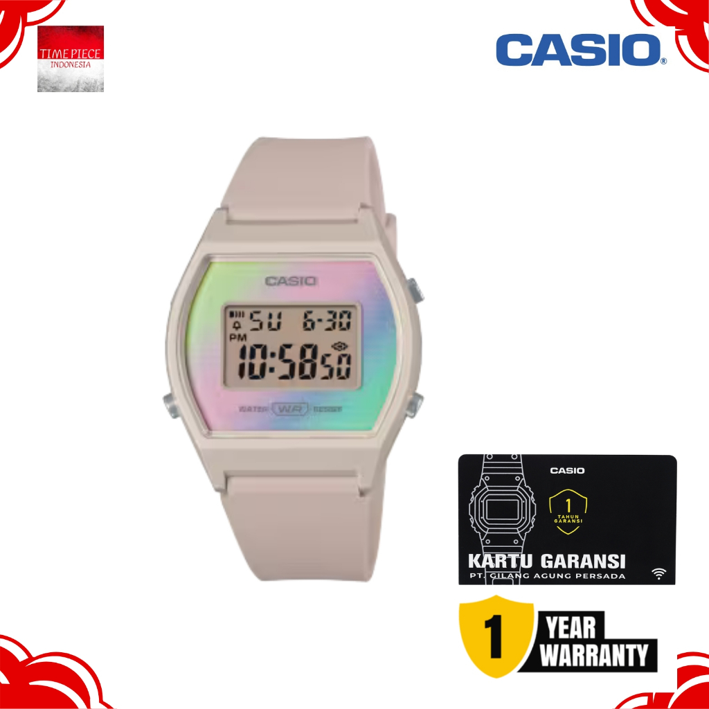 CASIO WANITA DIGITAL LW-205H-4ADF / CASIO LW205H-4A ORIGINAL & GARANSI