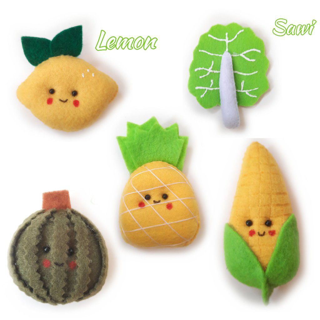 Boneka Mini Buah l Sayur