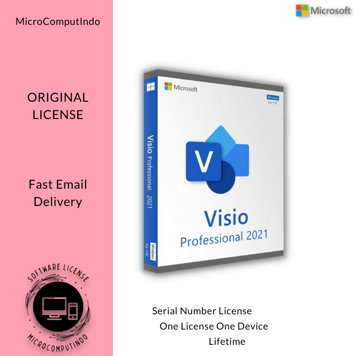 Visio 2021 Professional- Kode Lisensi Original Aktivasi