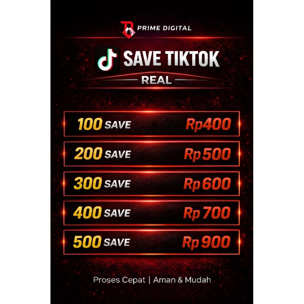 SAVE TT Tingkatkan popularitas Bergaransi 100%