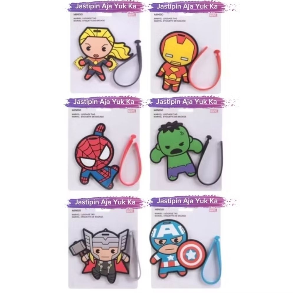 [READY] Luggage Tag MINISO - Marvel Luggage Tag