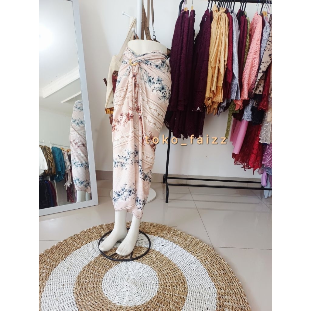 Rok Lilit Bunga/Kain Lilit Batik/Rok Kebaya/Rok Lilit Modern/Jarik Lilit/Bawahan Kebaya