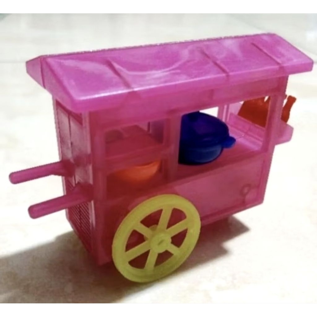 Mainan Gerobak Bakso Ukuran Mini