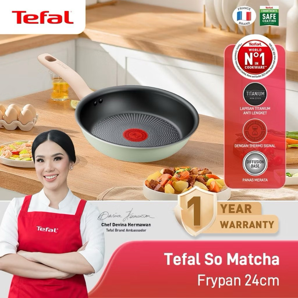 tefal wajan anti lengket 24 cm