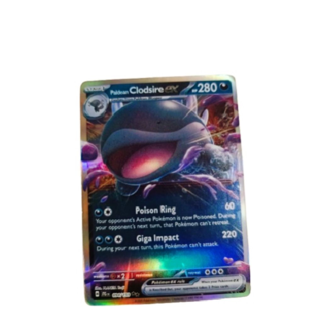 Termurah | Kartu Pokemon Paldean Clodsire EX