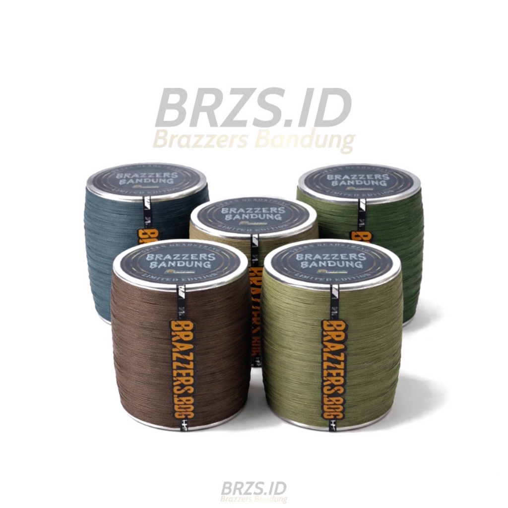 Gelasan Matot Brazzers “GREEN DEADSTRING” 022 6000yard Bahan Green Premium Halus Licin Stainless