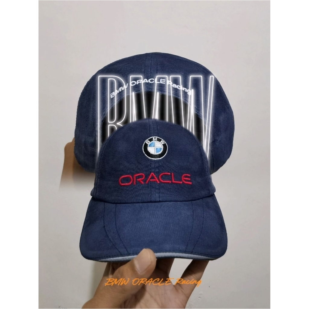 Topi Henri Lloyd BMW ORACLE America's Cup Yatch Racing Embroidered Logo Baseball Cap