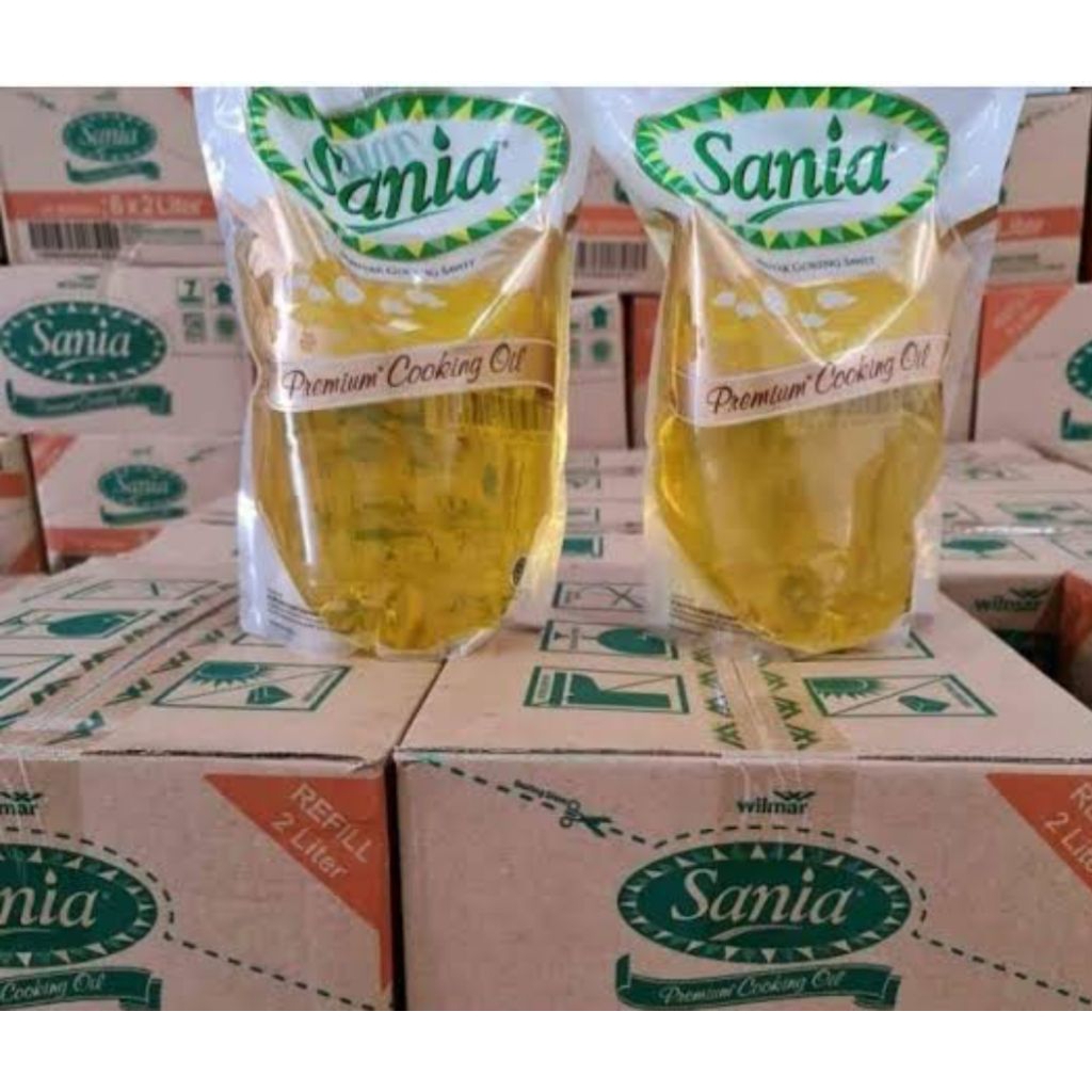 MINYAK SANIA 2 LITER  1 DUS ISI 6 PCS