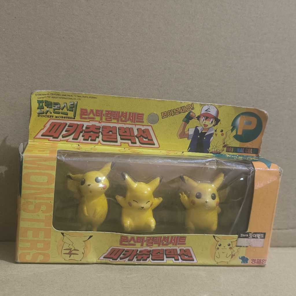 Pokemon Figure Pikachu Vintage Moncolle Takara Tomy Japan Toy Action Figure Tcg