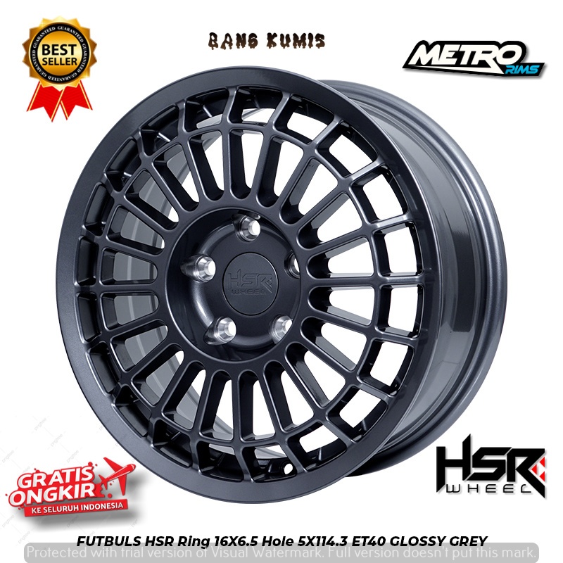VELG RACING HSR FUTBULS RING 16 COCOK UNTUK MOBIL TERIOS RUSH INOVA ERTIGA-METRO