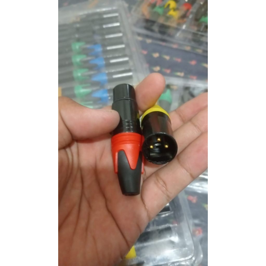 Sepasang Jack Canon socket Jack canon  berkualitas